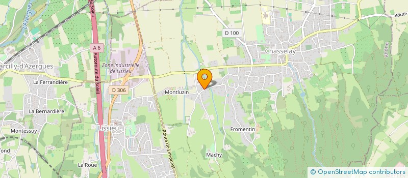 localisation de l'entreprise MADAME ELSA COHEN  CHASSELAY