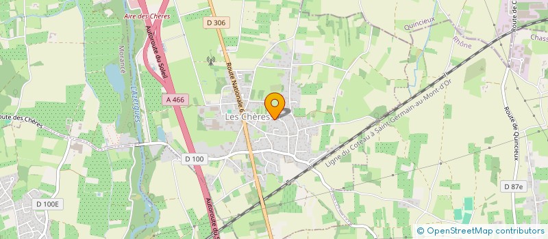 localisation de l'entreprise MADAME ELSA CORNILLON  LES CHERES