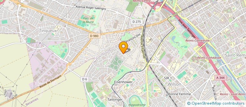 localisation de l'entreprise MADAME ELSA CORREIA DOS SANTOS  REIMS