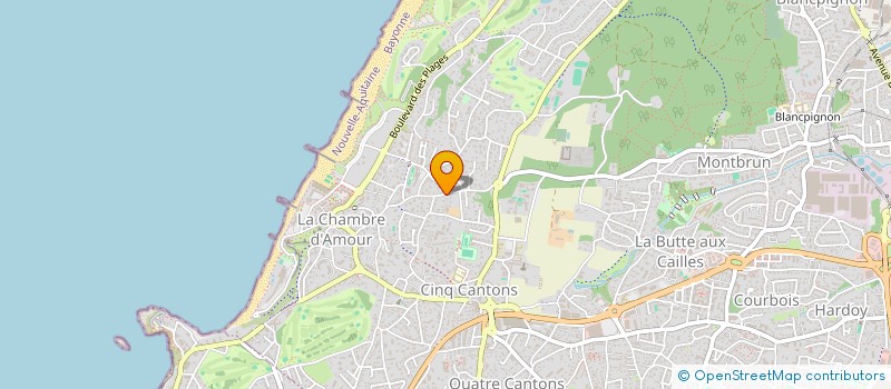 localisation de l'entreprise MADAME ELSA COURCHINOUX  BIDART