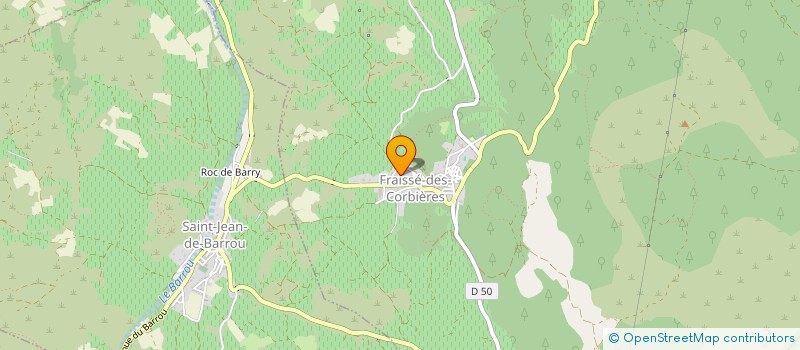 localisation de l'entreprise MADAME ELSA CREUTZ  FRAISSE-DES-CORBIERES