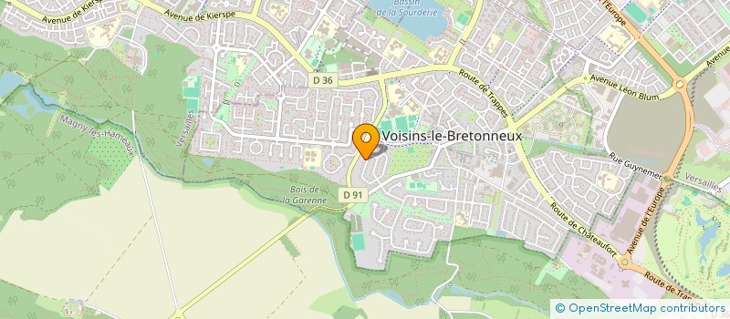 localisation de l'entreprise MADAME ELSA DA COSTA  VOISINS-LE-BRETONNEUX