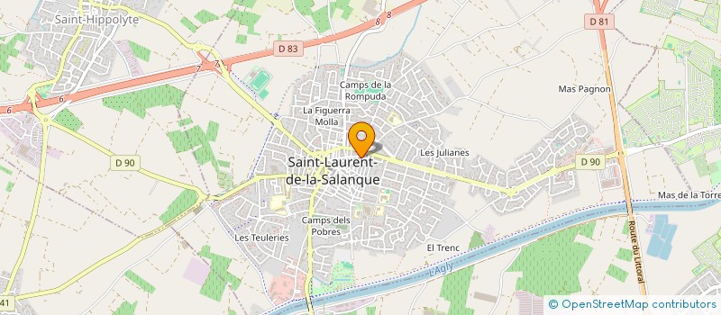 localisation de l'entreprise MADAME ELSA DA CUNHA  RIVESALTES