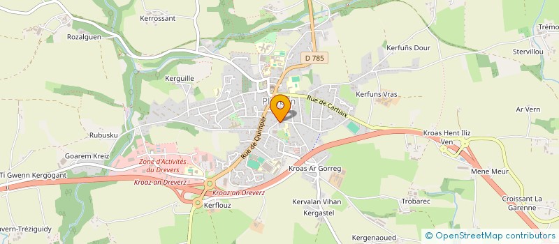 localisation de l'entreprise MADAME ELSA DANIELOU  PLEYBEN