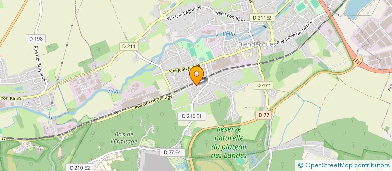 localisation de l'entreprise MADAME ELSA DARCOURT  BLENDECQUES