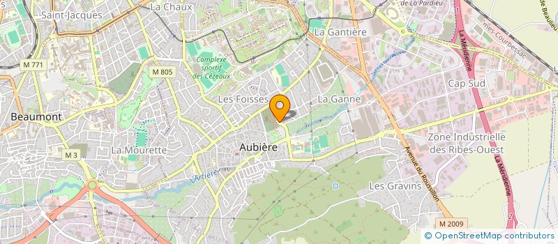 localisation de l'entreprise MADAME ELSA DE JESUS MARQUES à AUBIERE