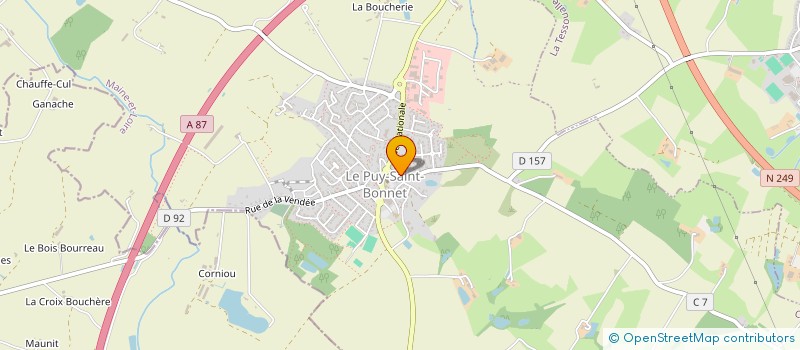 localisation de l'entreprise MADAME ELSA DECRON  CHOLET