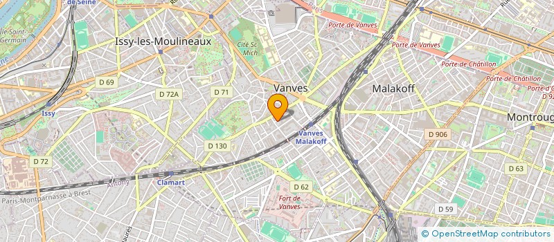 localisation de l'entreprise MADAME ELSA DELALANDE  VANVES