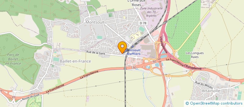 localisation de l'entreprise MADAME ELSA DELAUNAY à BAILLET-EN-FRANCE