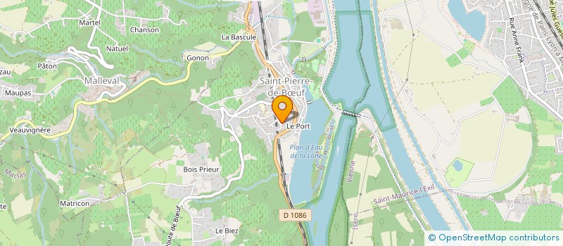 localisation de l'entreprise MADAME ELSA DESCOMBES  SAINT-PIERRE-DE-BUF