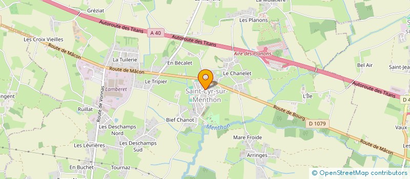 localisation de l'entreprise MADAME ELSA DESPLANCHES  SAINT-CYR-SUR-MENTHON