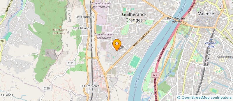 localisation de l'entreprise MADAME ELSA DEYNA  GUILHERAND GRANGES