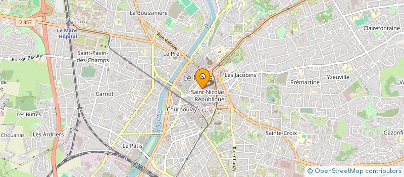 localisation de l'entreprise MADAME ELSA DOMERGUE  LE MANS