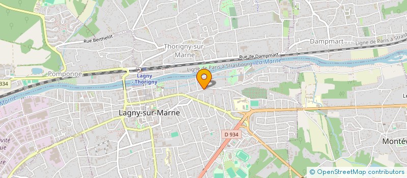 localisation de l'entreprise MADAME ELSA DRAY à LAGNY-SUR-MARNE