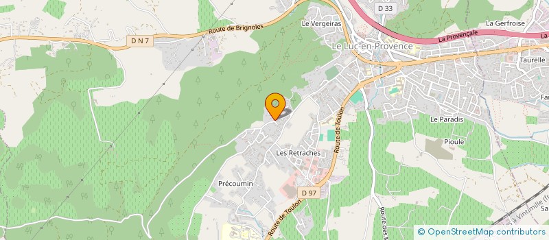 localisation de l'entreprise MADAME ELSA DURAND  LE LUC