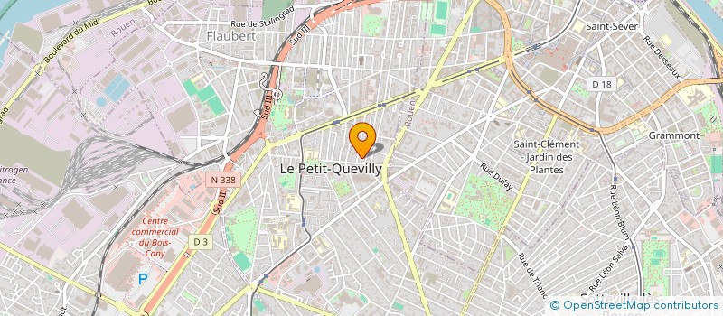 localisation de l'entreprise MADAME ELSA ESTELLE REY-GOLLIET  LE PETIT-QUEVILLY