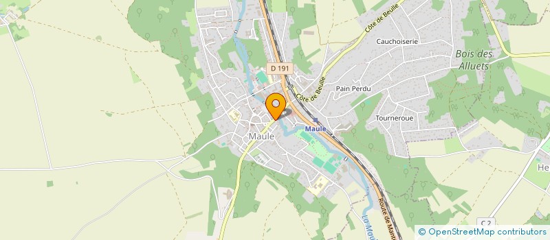 localisation de l'entreprise MADAME ELSA EUSEBIO DOURADO  MAULE