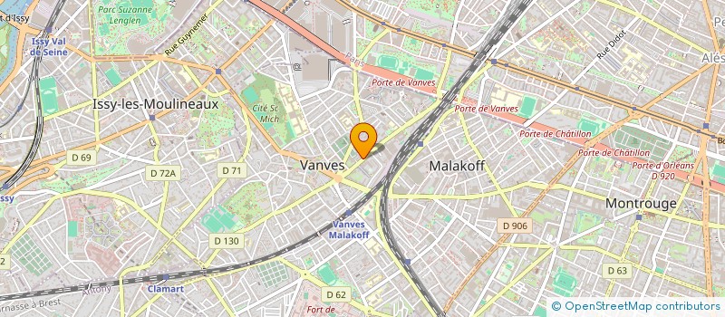 localisation de l'entreprise MADAME ELSA EVENAT à VANVES