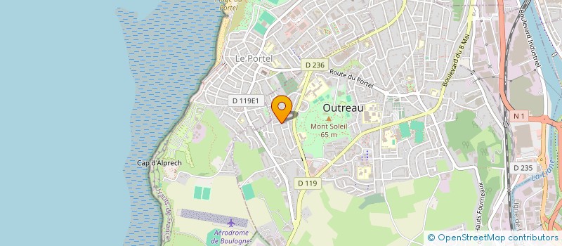 localisation de l'entreprise MADAME ELSA FALEMPIN  OUTREAU