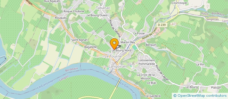 localisation de l'entreprise MADAME ELSA FAUVEAUX  LE TOURNE