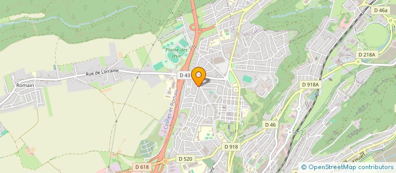 localisation de l'entreprise MADAME ELSA FEIEREISEN à LONGWY