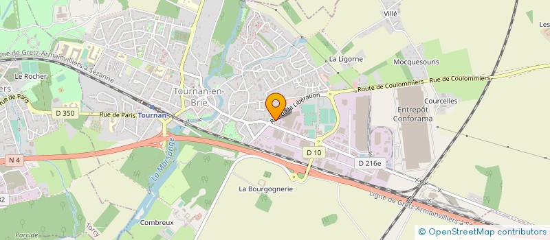 localisation de l'entreprise MADAME ELSA FERNANDES  GRETZ-ARMAINVILLIERS