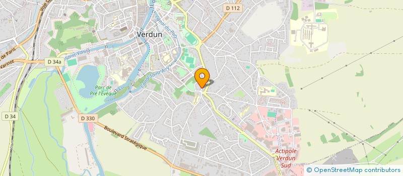 localisation de l'entreprise MADAME ELSA FIEVRE à VERDUN