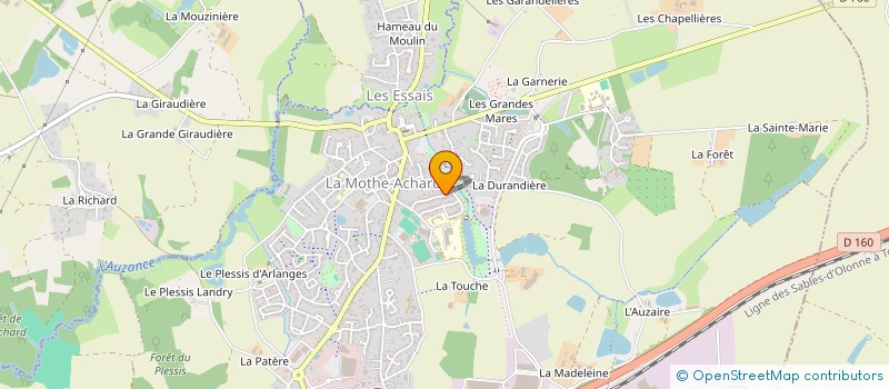 localisation de l'entreprise MADAME ELSA FLORIANI  LES ACHARDS