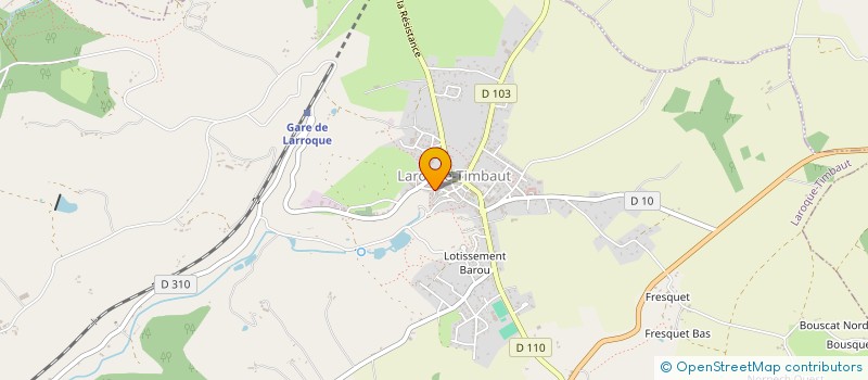 localisation de l'entreprise MADAME ELSA FONSECA  LAROQUE-TIMBAUT