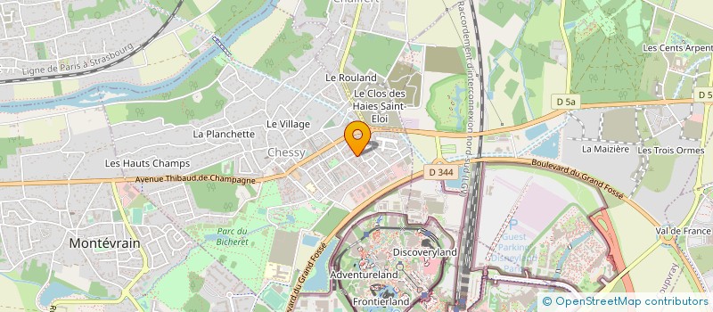 localisation de l'entreprise MADAME ELSA FONTAINE  CHESSY