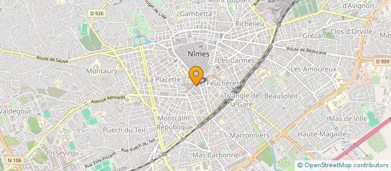 localisation de l'entreprise MADAME ELSA FORT  NIMES