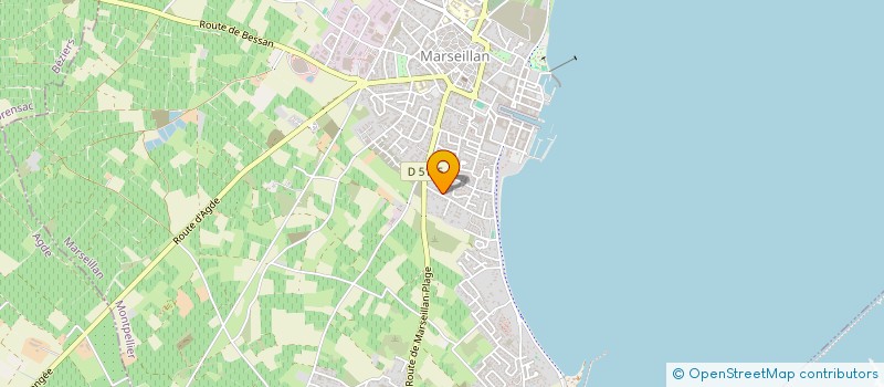 localisation de l'entreprise MADAME ELSA FOURNIOU  MARSEILLAN