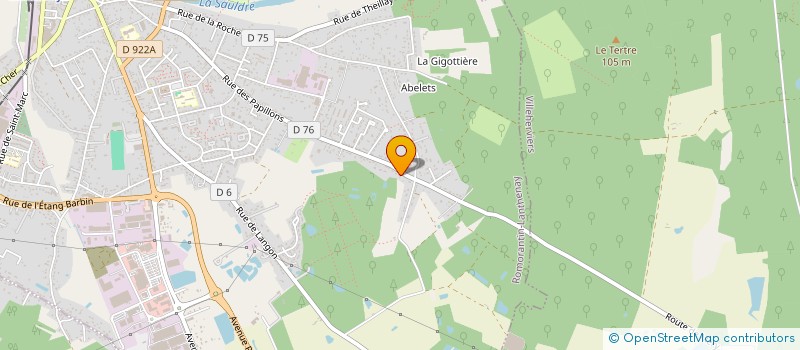 localisation de l'entreprise MADAME ELSA FRANZETTI  TOURS