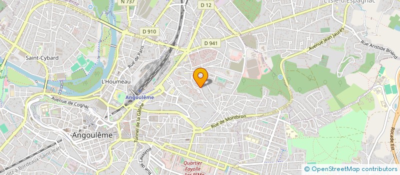 localisation de l'entreprise MADAME ELSA FREDON à ANGOULEME