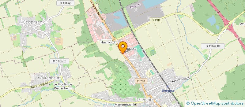 localisation de l'entreprise MADAME ELSA FUTTERKNECHT  SIERENTZ