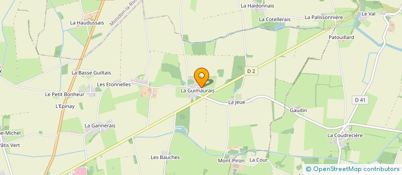 localisation de l'entreprise MADAME ELSA GAUDET  LA MEILLERAYE-DE-BRETAGNE