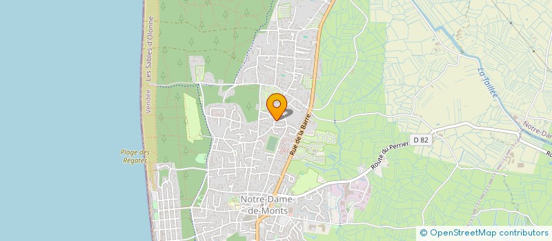 localisation de l'entreprise MADAME ELSA GAUTREAU  NOTRE-DAME-DE-MONTS