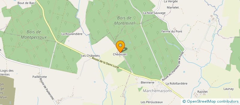 localisation de l'entreprise MADAME ELSA GEOFFRAY à LES VENTES DE BOURSE