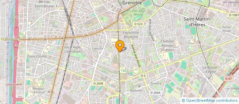 localisation de l'entreprise MADAME ELSA GIRARD  GRENOBLE