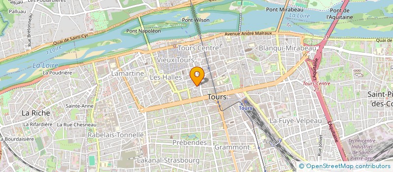 localisation de l'entreprise MADAME ELSA GODEFROY  TOURS