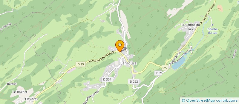 localisation de l'entreprise MADAME ELSA GRANDCLEMENT  LAMOURA