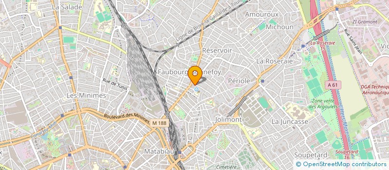 localisation de l'entreprise MADAME ELSA GUENOUN  TOULOUSE