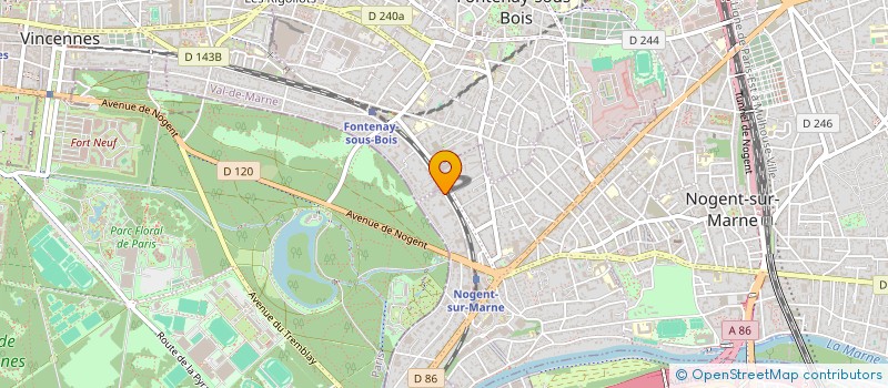 localisation de l'entreprise MADAME ELSA GUILLAUME à NOGENT-SUR-MARNE