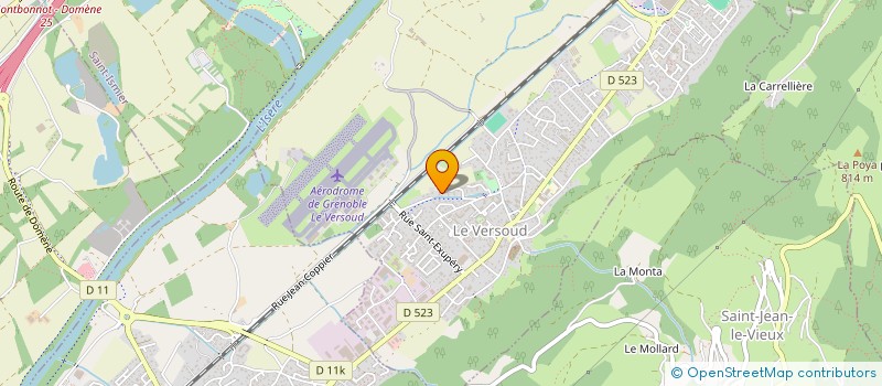 localisation de l'entreprise MADAME ELSA GUILLAUME  LE VERSOUD