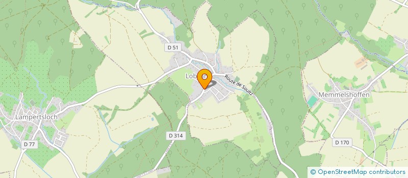 localisation de l'entreprise MADAME ELSA HAAS  LOBSANN