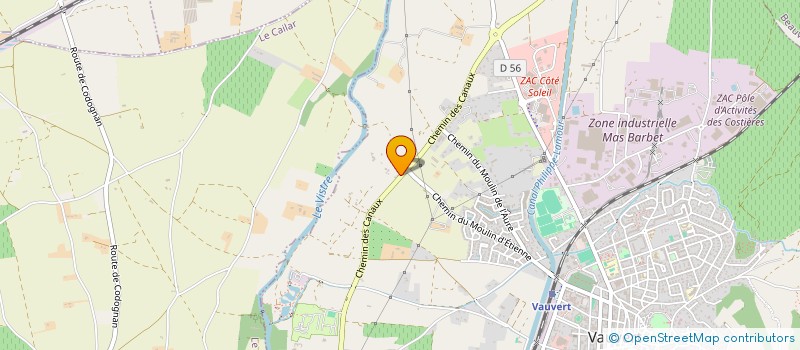 localisation de l'entreprise MADAME ELSA INESTA  VAUVERT