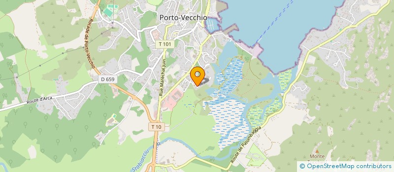 localisation de l'entreprise MADAME ELSA KANTE DIT MONCOURT à PORTO-VECCHIO
