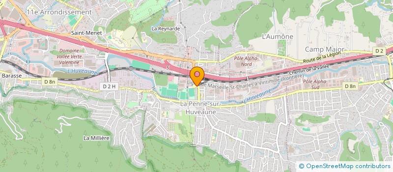 localisation de l'entreprise MADAME ELSA KEVORKIAN à LA PENNE-SUR-HUVEAUNE