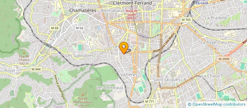 localisation de l'entreprise MADAME ELSA KIEFFER  CLERMONT-FERRAND