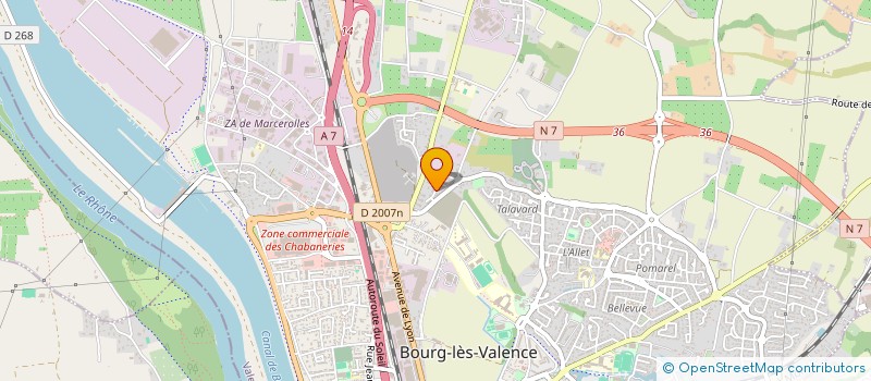 localisation de l'entreprise MADAME ELSA KIRAKOSSIAN à BOURG-LES-VALENCE
